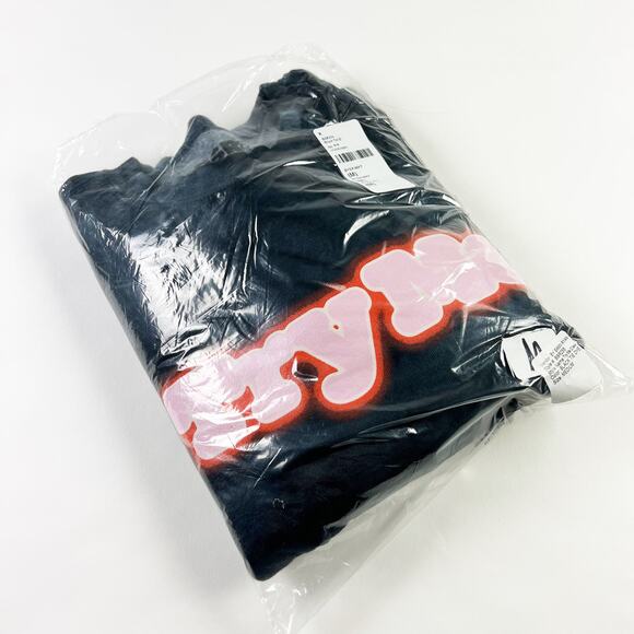 New BSR By Samii Ryan Try Me lightweight sweatshirt black tie dye Size Medium - Picture 3 of 5